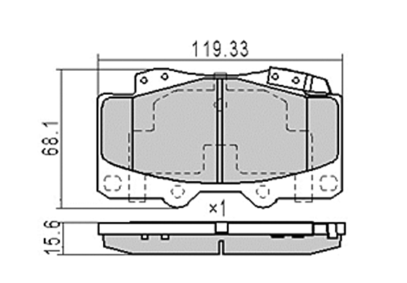 2 Discos de freno trasero BREMTECH acanalados y lobulados de 226 x 10mm (5  orificios)